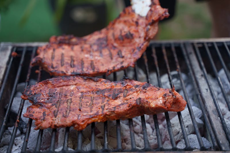 St. Louis pork ribs smoked at 4 rivers smokehouse